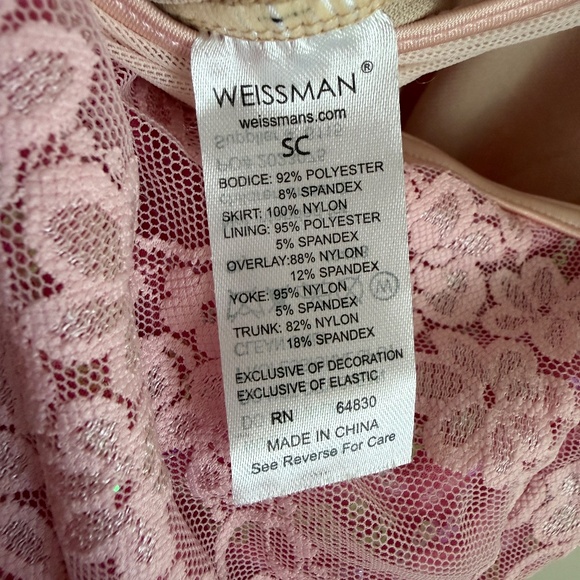Weissman Pink Dance Costume, size SC - Picture 3 of 5